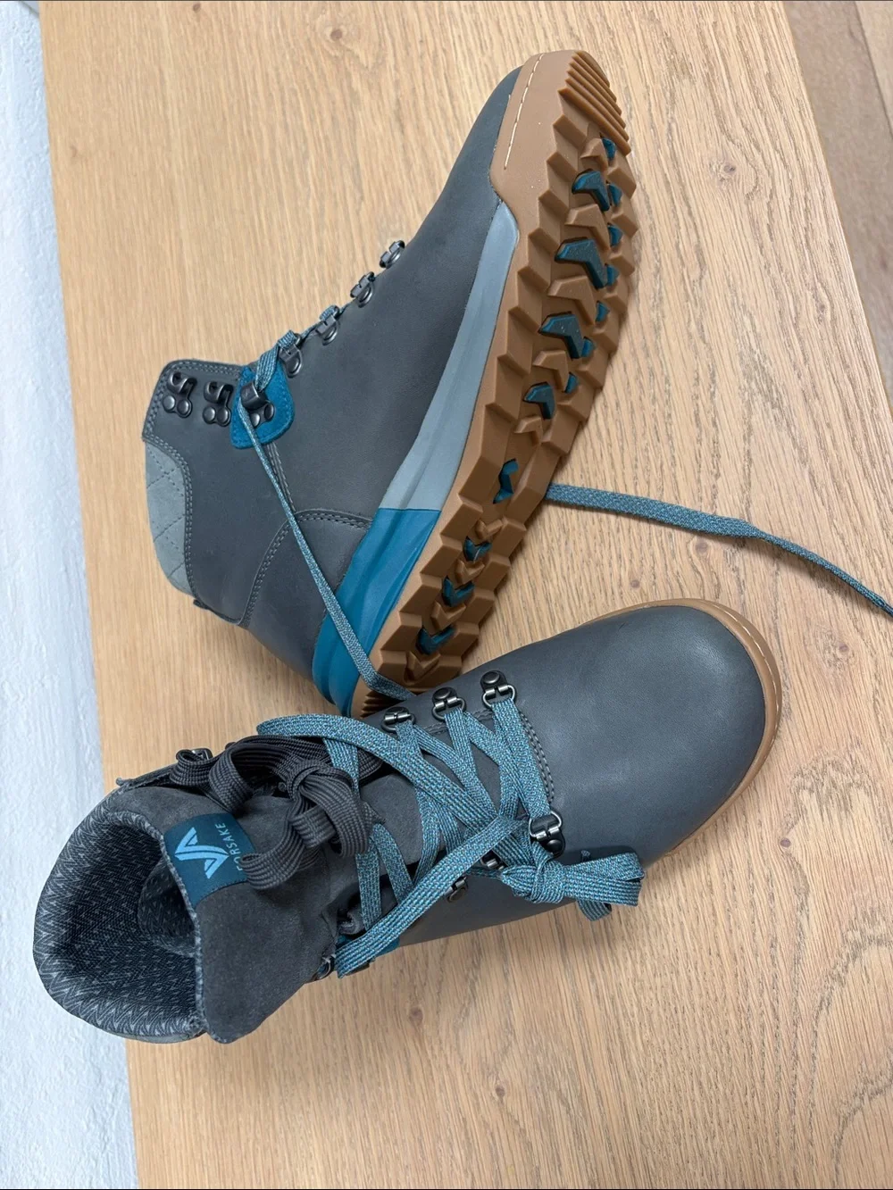 Forsake women Gray and Teal Hiking Boots